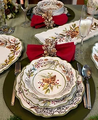 Certified International Winters Forest All Purpose Bowls, Set of 4