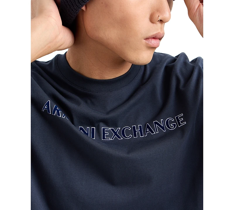 A|X Armani Exchange Men's Tonal Logo Print T-Shirt