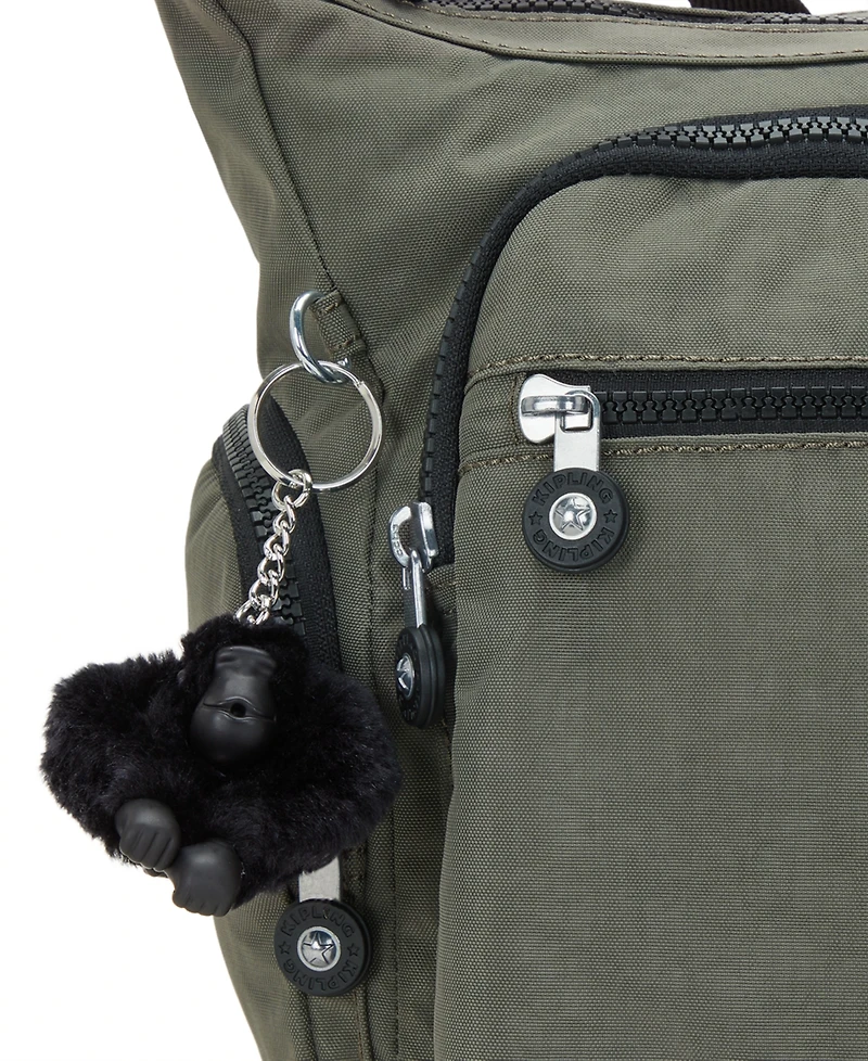 Kipling Gabbie Large Nylon Zip-Top Crossbody Bag