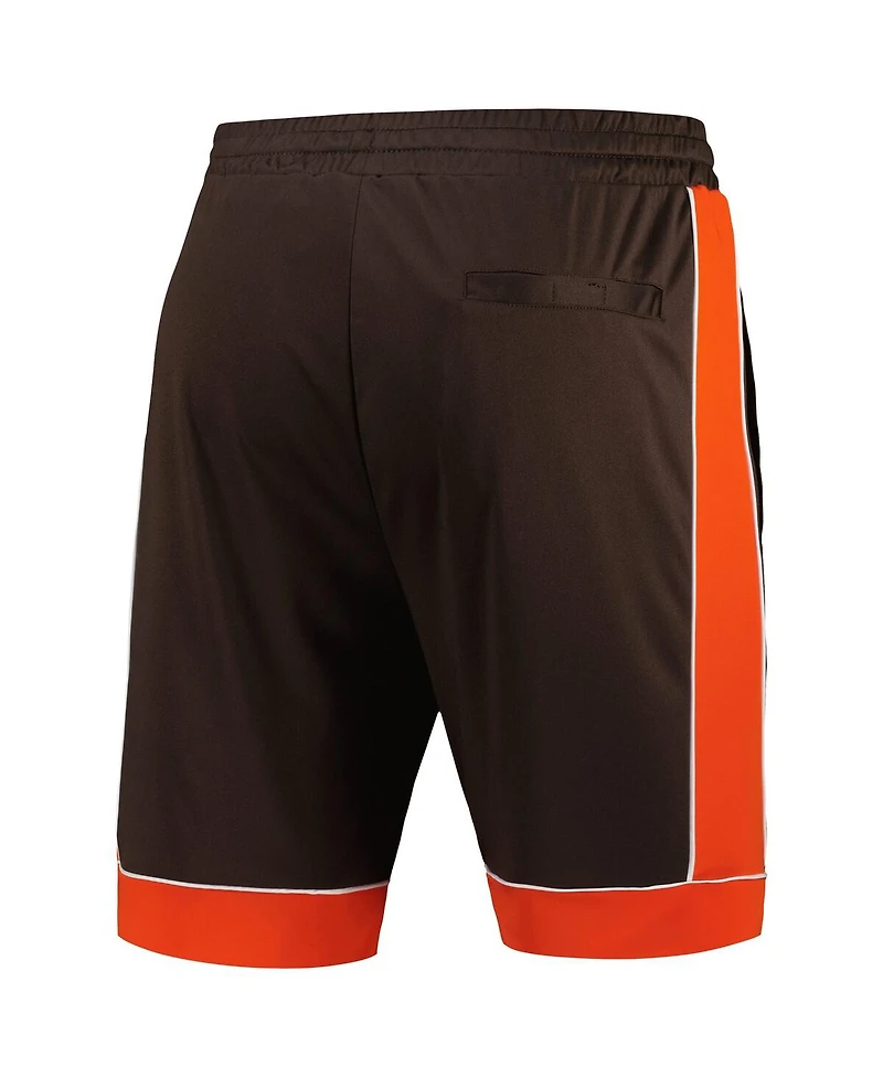 Starter Men's Brown/Orange Cleveland Browns Fan Favorite Fashion Shorts