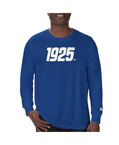 Starter Men's Royal New York Giants 1925 Collection Long Sleeve T-Shirt