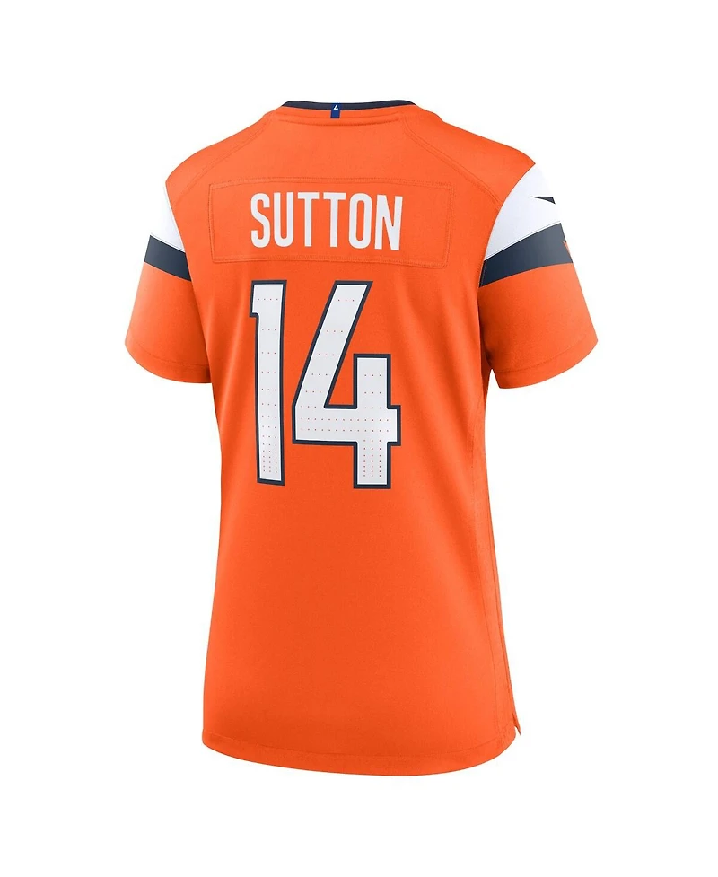 Nike Women's Courtland Sutton Orange Denver Broncos Mile High Collection Game Jersey