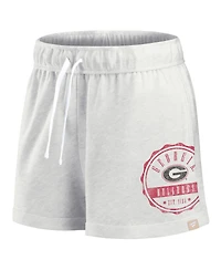 Fanatics Women's Oatmeal Georgia Bulldogs Win Badge Shorts