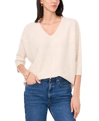 Vince Camuto Women's Cozy V-Neck Dolman 3/4-Sleeve Sweater