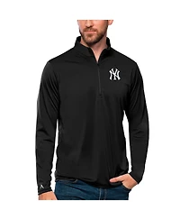 Antigua Men's New York Yankees Tribute Quarter-Zip Pullover Top