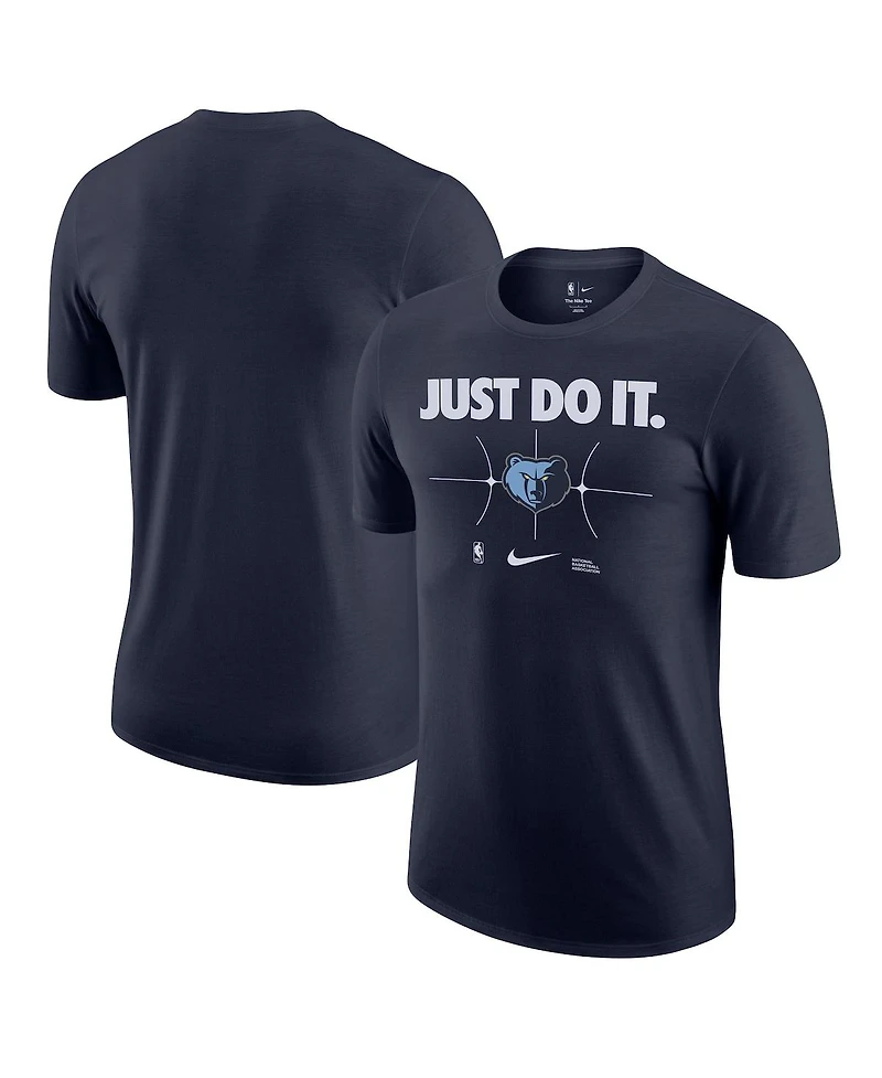 Nike Men's Navy Memphis Grizzlies Just Do It T-Shirt