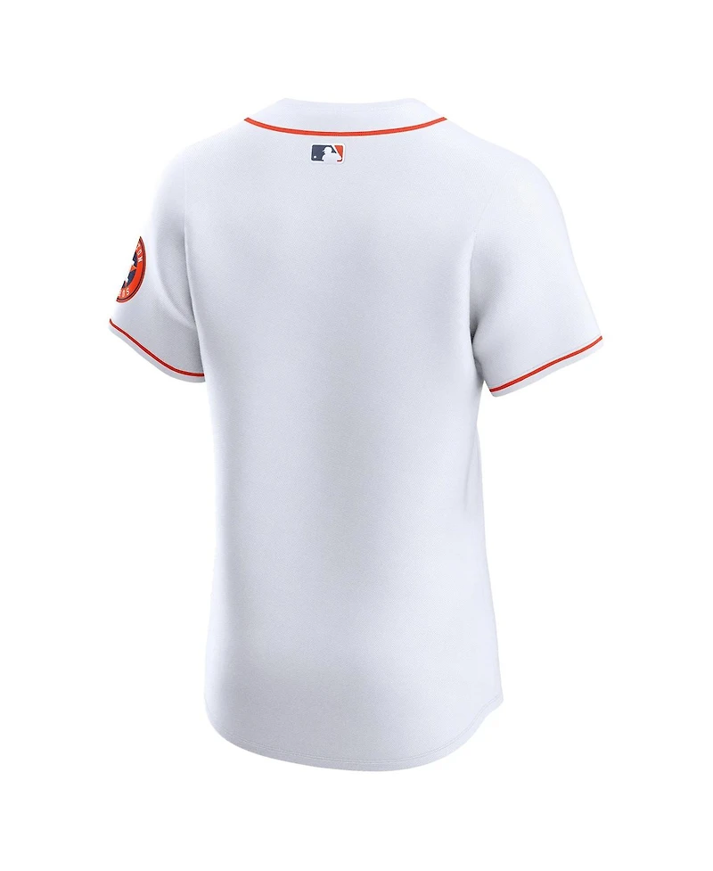 Nike Men's White Houston Astros Home Vapor Premier Elite Patch Jersey