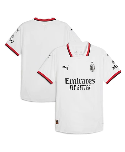 Puma Men's White Ac Milan 2024/25 Away Authentic Jersey