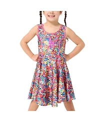Terez Girls Toddler Pink Los Angeles Dodgers Hi-Shine Skater Dress