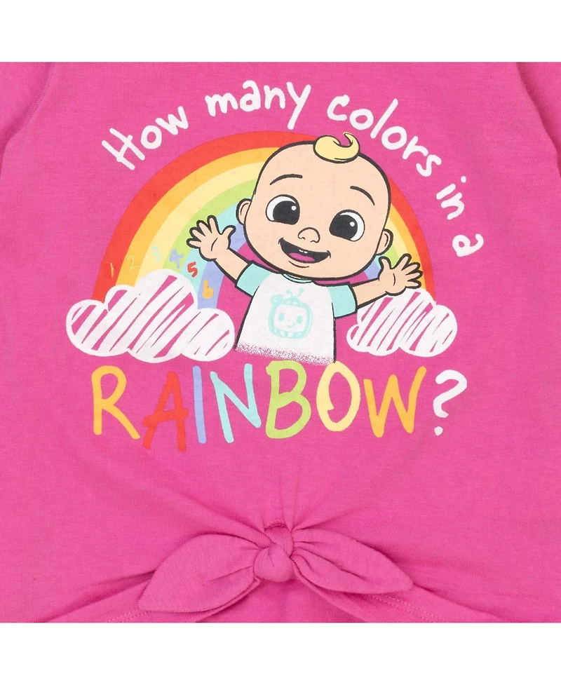 CoComelon Baby Girls Jj 3 Pack T-Shirts to