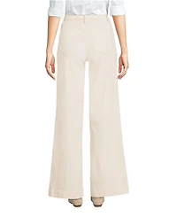 Lands' End Women's Recycled Denim High Rise Wide Leg Jeans