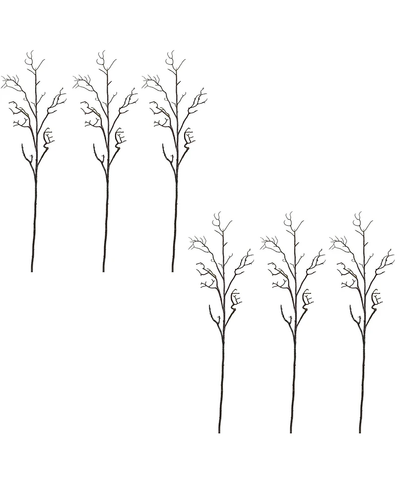 Slickblue Natural Looking Deadwood Stem for Rustic Decor (Set of 6)