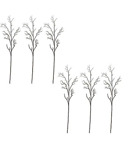 Slickblue Natural Looking Deadwood Stem for Rustic Decor (Set of 6)