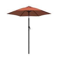 Garden Parasol Terracotta 78.7"x88.2" Aluminum