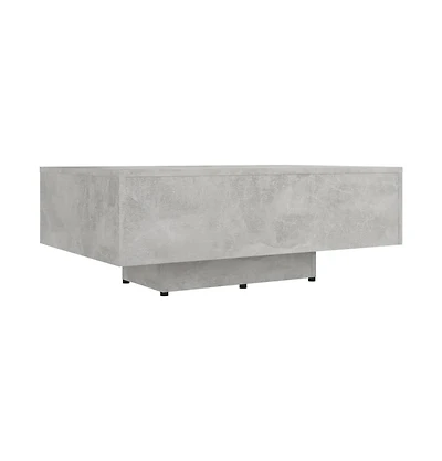 vidaXL Coffee Table Concrete Gray 33.5"x21.7"x12.2" Engineered Wood