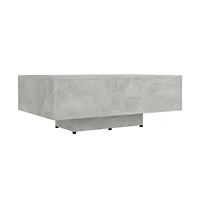 vidaXL Coffee Table Concrete Gray 33.5"x21.7"x12.2" Engineered Wood