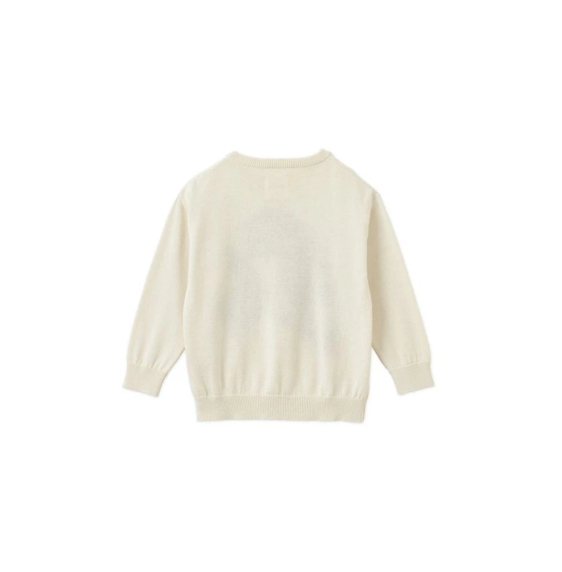 Vild House of Little Toddler Organic Cotton Intarsia-Knit Pullover - Vild lab no.12