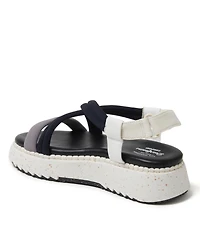 Dearfoams Women's Daylen Adjustable Strap Platform Sandal