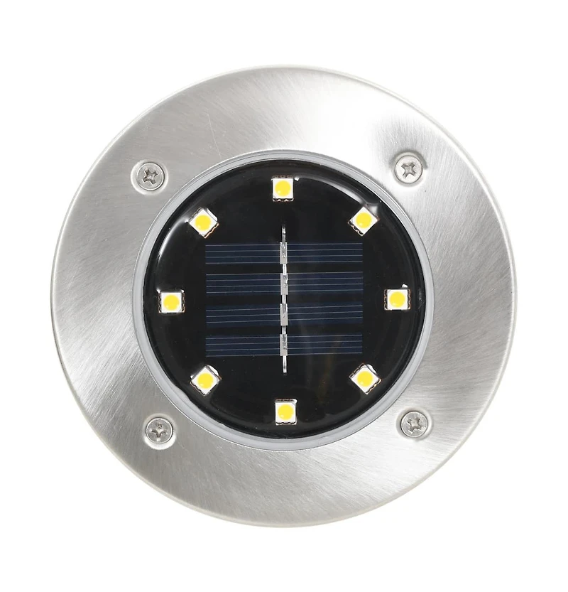 vidaXL Solar Ground Lights 8 pcs Led Lights White