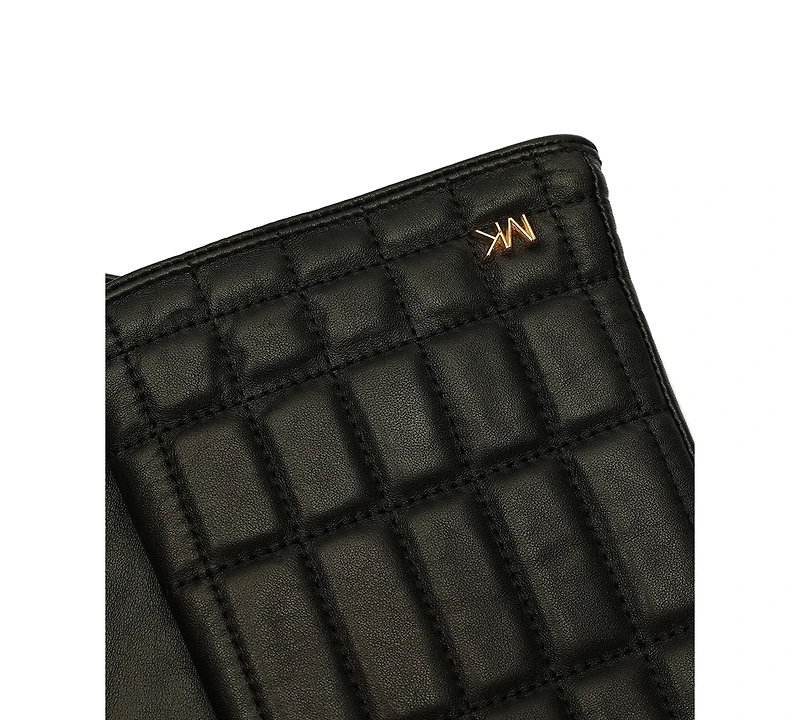 Michael Michael Kors Women's Quilted Leather Tech Gloves