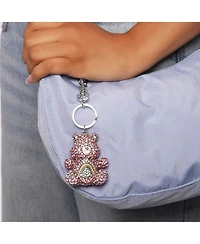 Care Bears Pave 3D Bling Cheer Bear Keychain - Bag Charm, Backpack Accessories, Travel Collectible Gift Keychains