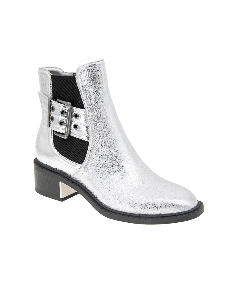 BCBGeneration Women's Bovee Buckle Detail Booties