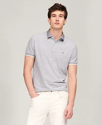 Tommy Hilfiger Men's Regular-Fit Tipped Linen Polo Shirt