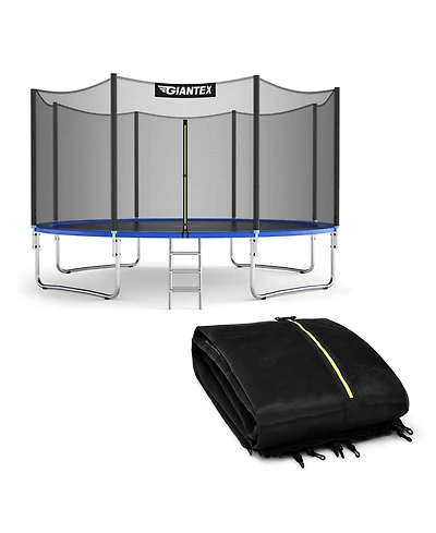 Skonyon 14-ft Trampoline Replacement Protection Enclosure Net with Zipper