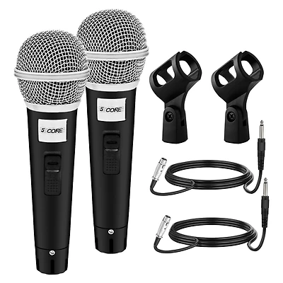 5 Core Microphone Xlr Dynamic Karaoke Singing Handheld Microfono Professional Vocal Dj Music Mic
