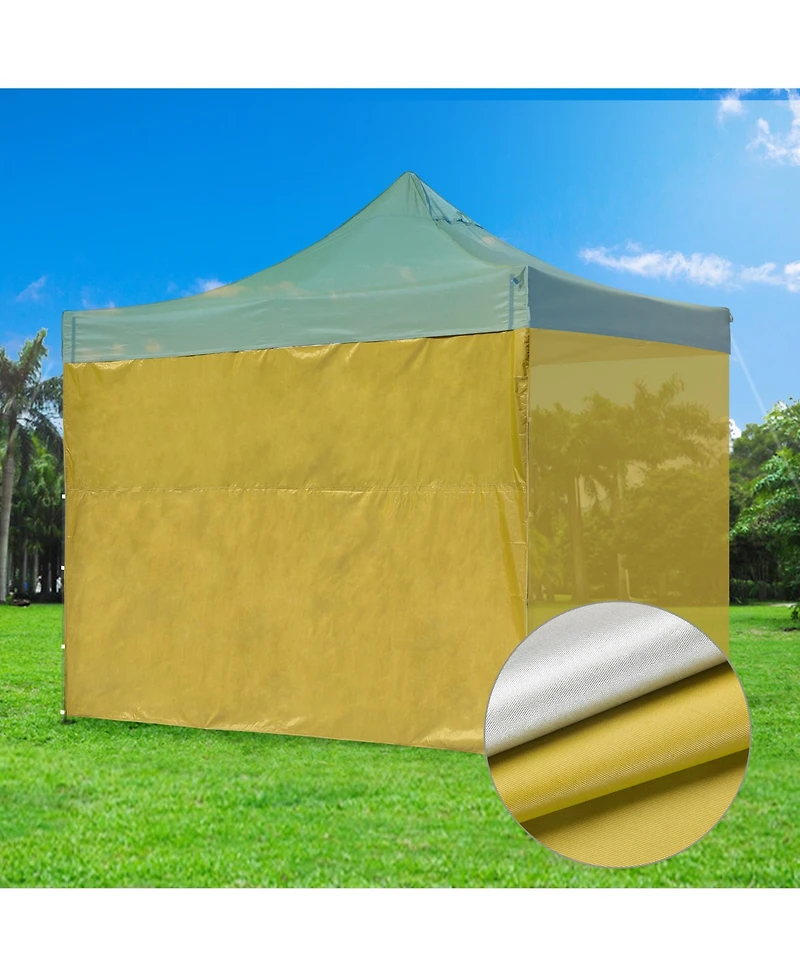 InstaHibit Universal Sidewall UV50+ Fit 10x10 Ft Pop up Canopy 1 Piece Party