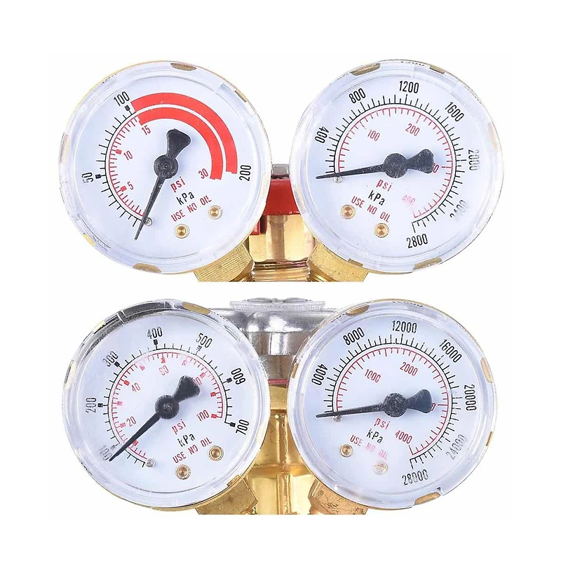 Yescom Dot Gas Tank Brazing Welding Cutting Torch Gauge Kit Oxygen Acetylene