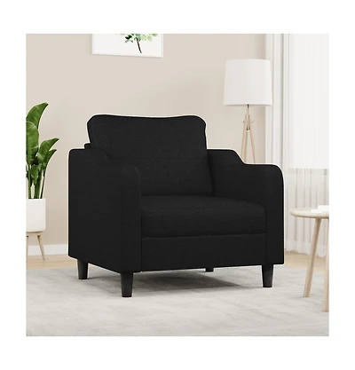 Sofa Chair Black 23.6" Fabric