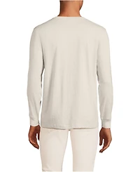Lands' End Men's Tall Super-t Long Sleeve Henley Shirt