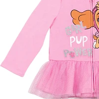 Paw Patrol Girls Skye Zip Up Costume Hoodie
