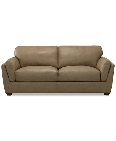 Closeout! Korder Leather Sofa, Created for Macy's