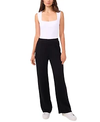 Vince Camuto Women's Knit Pull-On Wide-Leg Pants