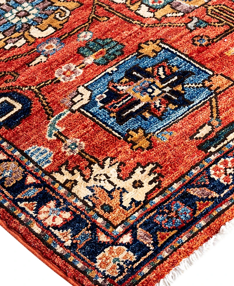 Adorn Hand Woven Rugs Serapi M1993 2'9"x11'8" Runner Area Rug