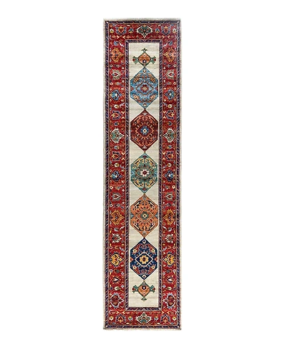 Adorn Hand Woven Rugs Serapi M1993 2'9"x11'1" Runner Area Rug