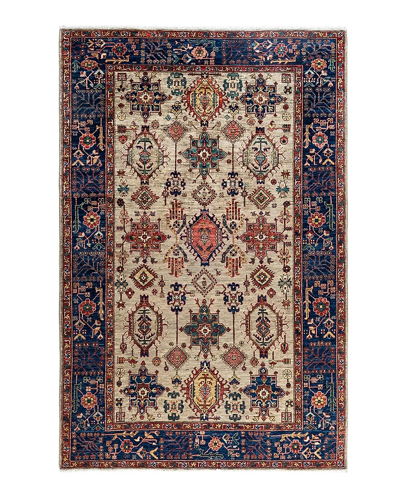 Adorn Hand Woven Rugs Serapi M1993 6'x9'2" Area Rug