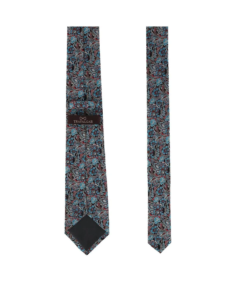 Trafalgar Men's Enzo Exploded Floral Silk Necktie