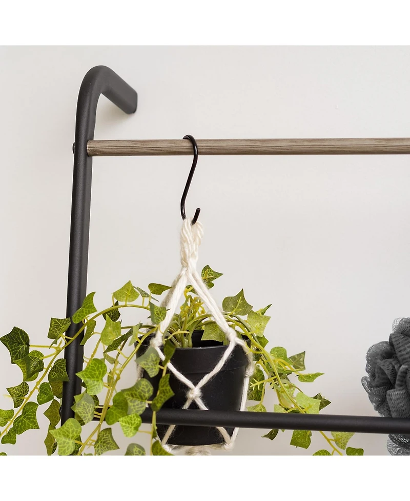 Iris Usa Free-Standing Clothing Rack, Clothes Organizer, Ladder Style, Metal Garment Rack