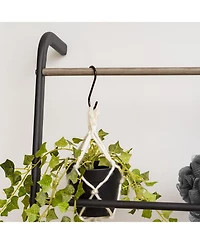 Iris Usa Free-Standing Clothing Rack, Clothes Organizer, Ladder Style, Metal Garment Rack
