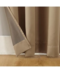 Sun Zero Grant Room Darkening Grommet Sliding Patio Door Curtain Panel