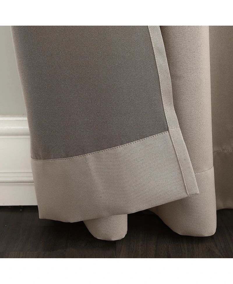 Sun Zero Grant Room Darkening Grommet Sliding Patio Door Curtain Panel