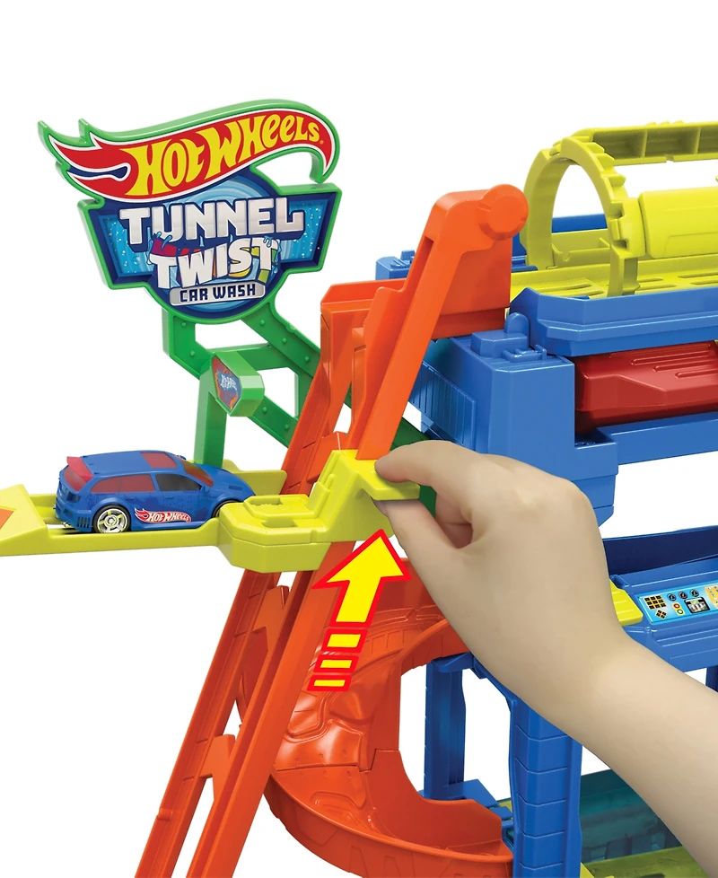 Hot Wheels City Tunnel Twist Car Wash Color Shifters Vehicle