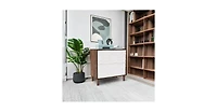 Tribesigns 2-Drawer File Cabinet, Lateral Filing Office Storage Printer Stand with Drawer for Home