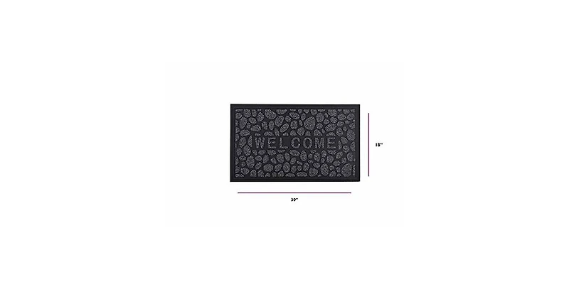 Superio Non-Slip Doormat for Entry, 18" x 30", Waterproof Mat