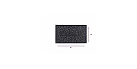 Superio Non-Slip Doormat for Entry, 18" x 30", Waterproof Mat