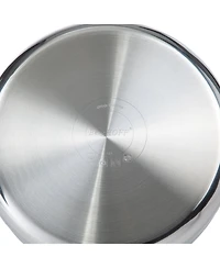BergHOFF Vintage Tri-Ply 18/10 Stainless Steel 5.5" Saucepan 1qt. with Lid, Hammered