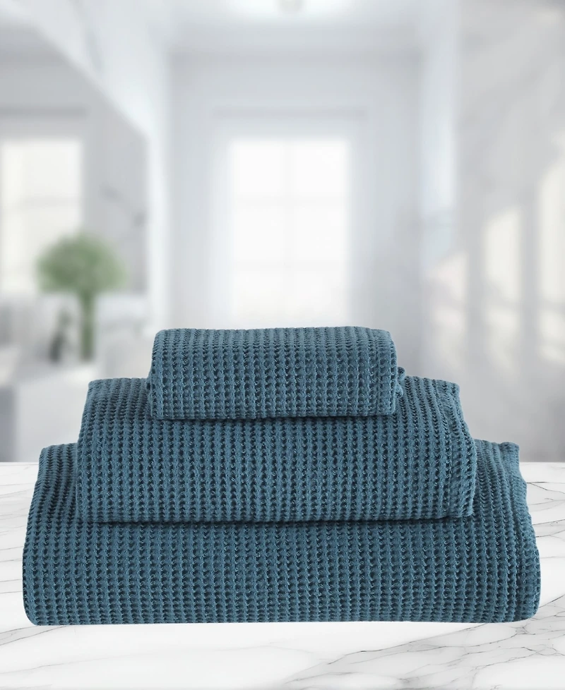 Talesma Embiez Turkish Cotton Waffle 3-Pc. Bath Towel Set